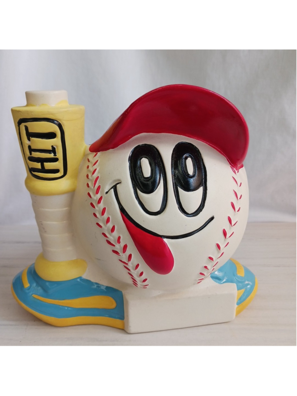 Vintage 1977 Trojan Sports Homer N Slugger Decanter RARE Baseball Decor No Bat